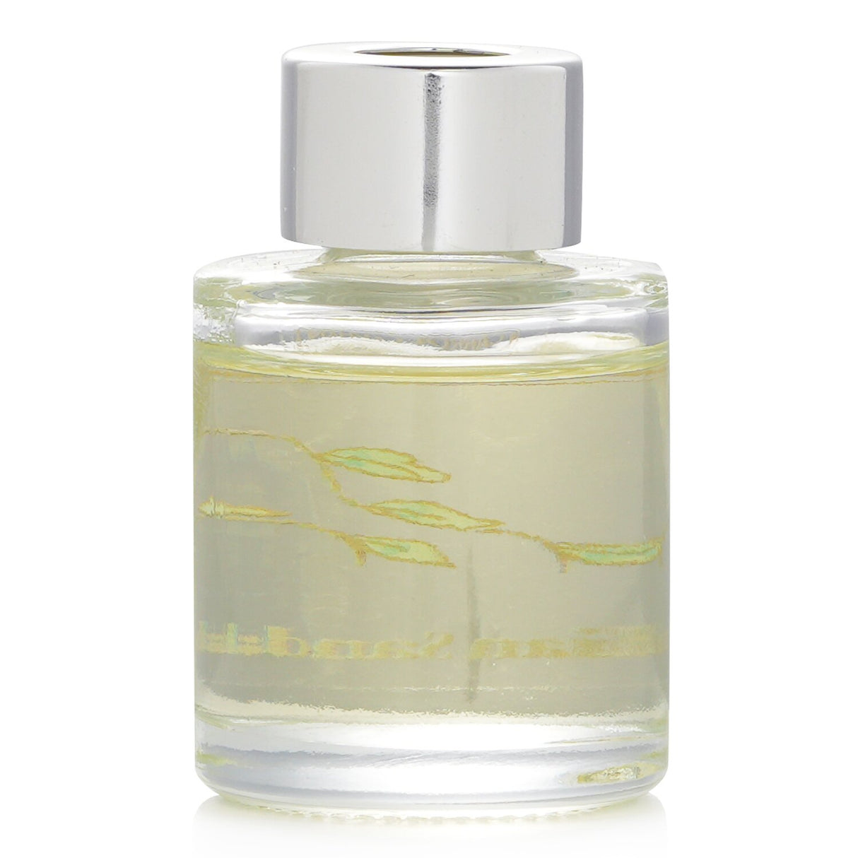 Mini diffuser with Indian Sandalwood, violets, and patchouli; elegant design with natural sola wood flowers, lasting scent for 3 weeks.
