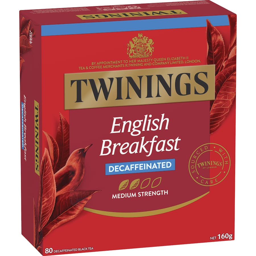 Twinings Decaf English Breakfast 160g 80pack