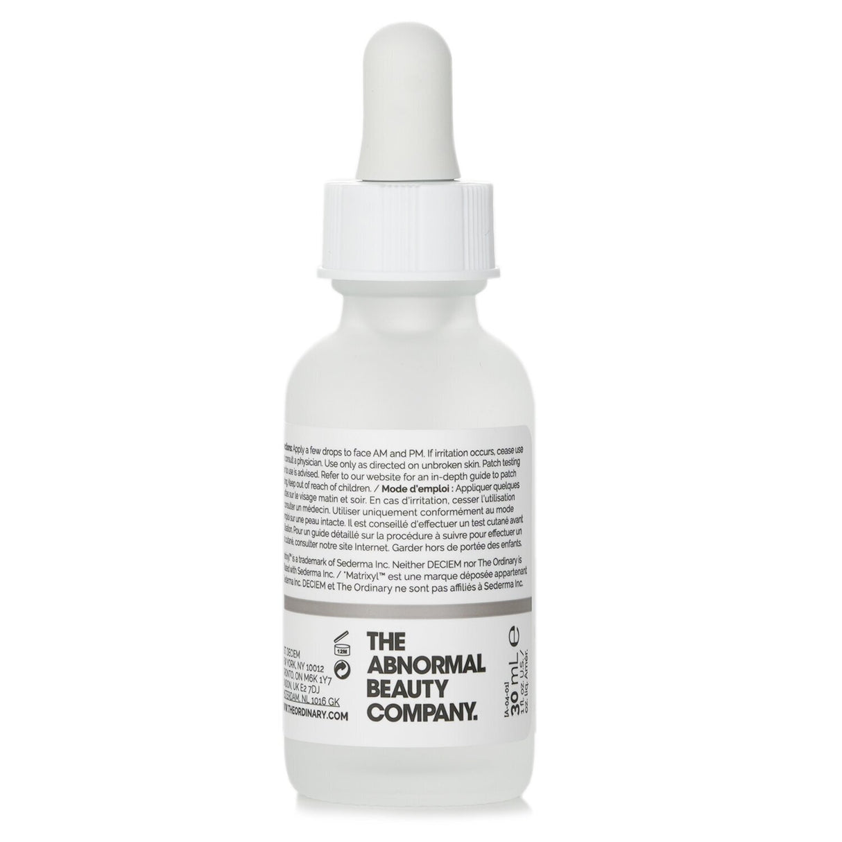Advanced peptide serum with Matrixyl 10% and HA for hydrated, youthful skin; ideal for all skin types, cruelty-free.