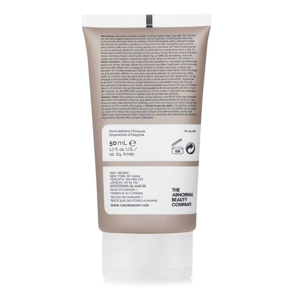The Ordinary - Salicylic Acid 2% Masque - 50ml/1.7oz