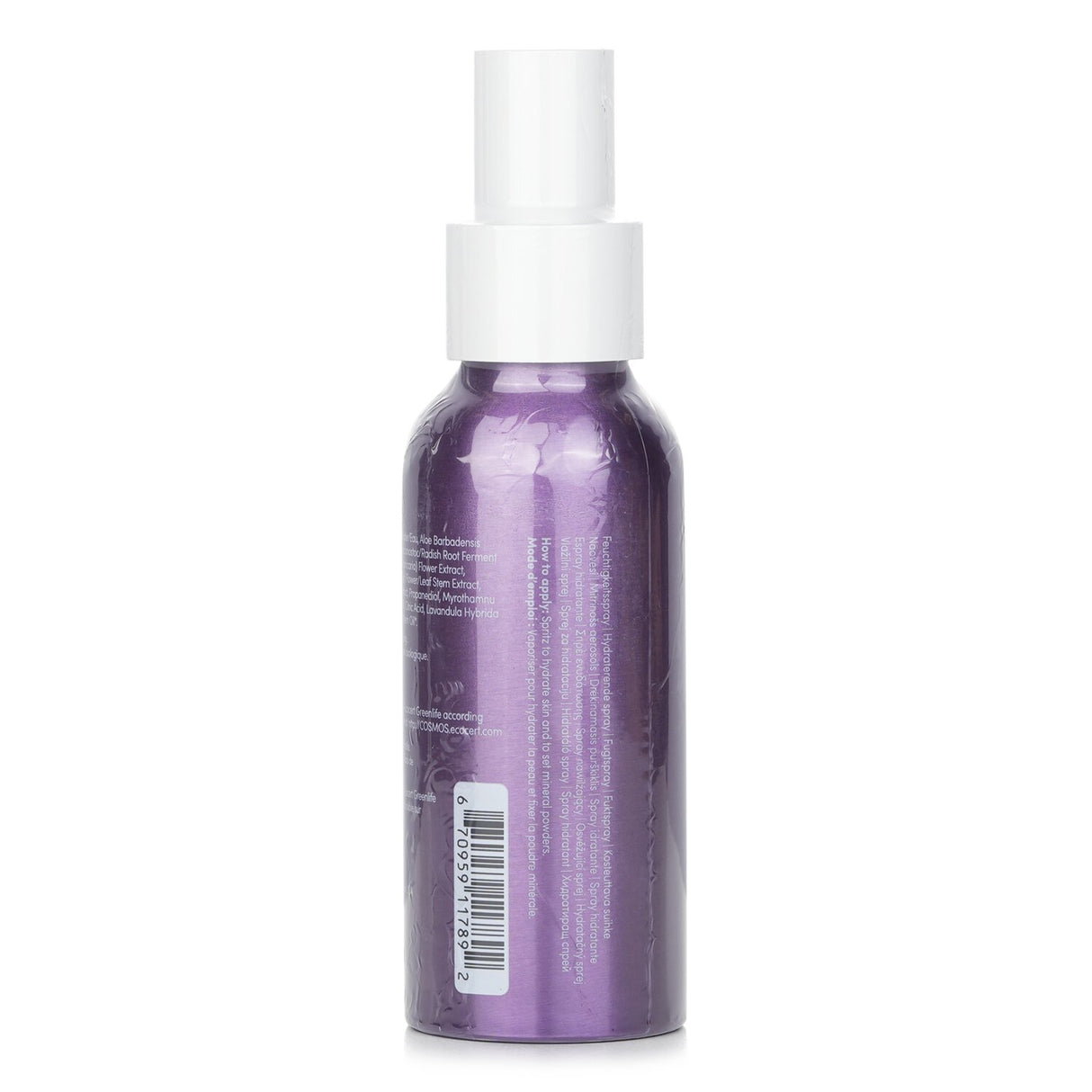 Calming Lavender Hydration Spray by Jane Iredale, a soothing mist for hydration and skin comfort in a 90ml bottle.
