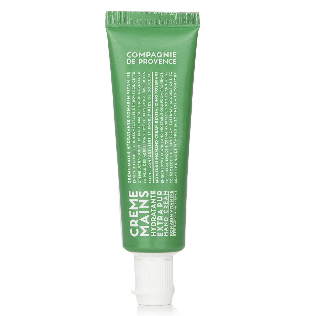 Invigorating Rosemary Hand Cream in a 30ml tube, enriched with honey and botanical oils for soft, hydrated hands.