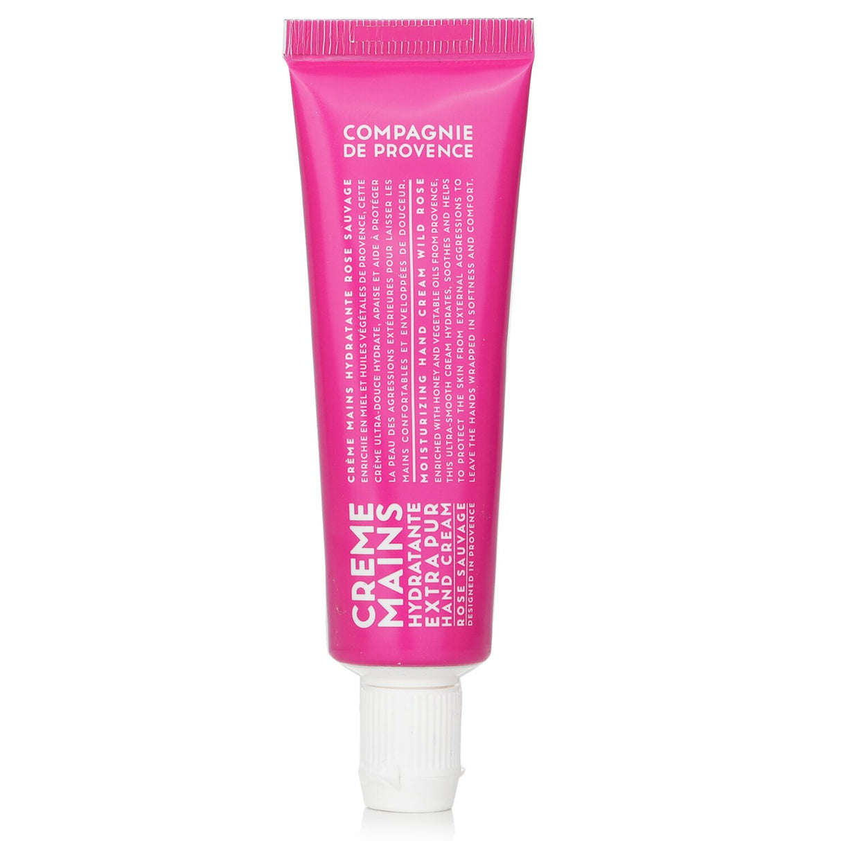 Luxurious 30ml Wild Rose Hand Cream with non-greasy formula, hydrating, soothing, and beautifully scented for daily use.