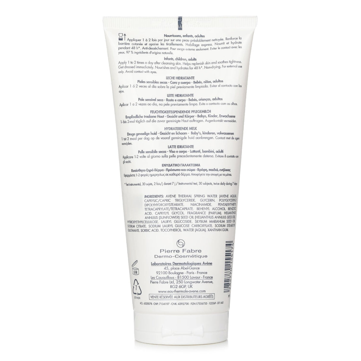 Avene - XeraCalm Nutrition Lait Hydratant - 200ml/6.7oz