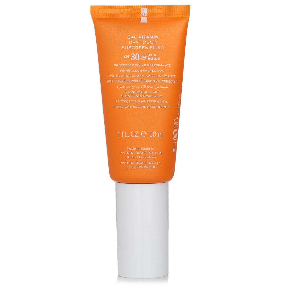 Natura Bisse C+C Vitamin Dry Touch Sunscreen Fluid SPF30, a vegan, fast-absorbing sunscreen that protects skin and oceans.