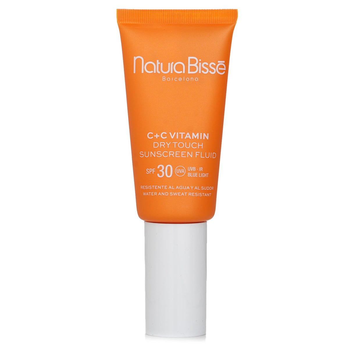 Natura Bisse C+C Vitamin Dry Touch Sunscreen SPF30, a vegan, fast-absorbing sunscreen for all skin types, eco-friendly and aging defense.