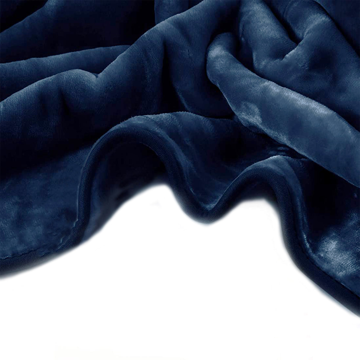Renee Taylor Heavy Weight Acrylic Mink Blanket Indigo