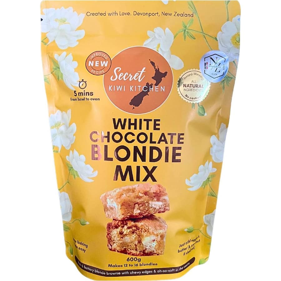 Secret Kiwi Kitchen Blondie Mix White Chocolate 620g