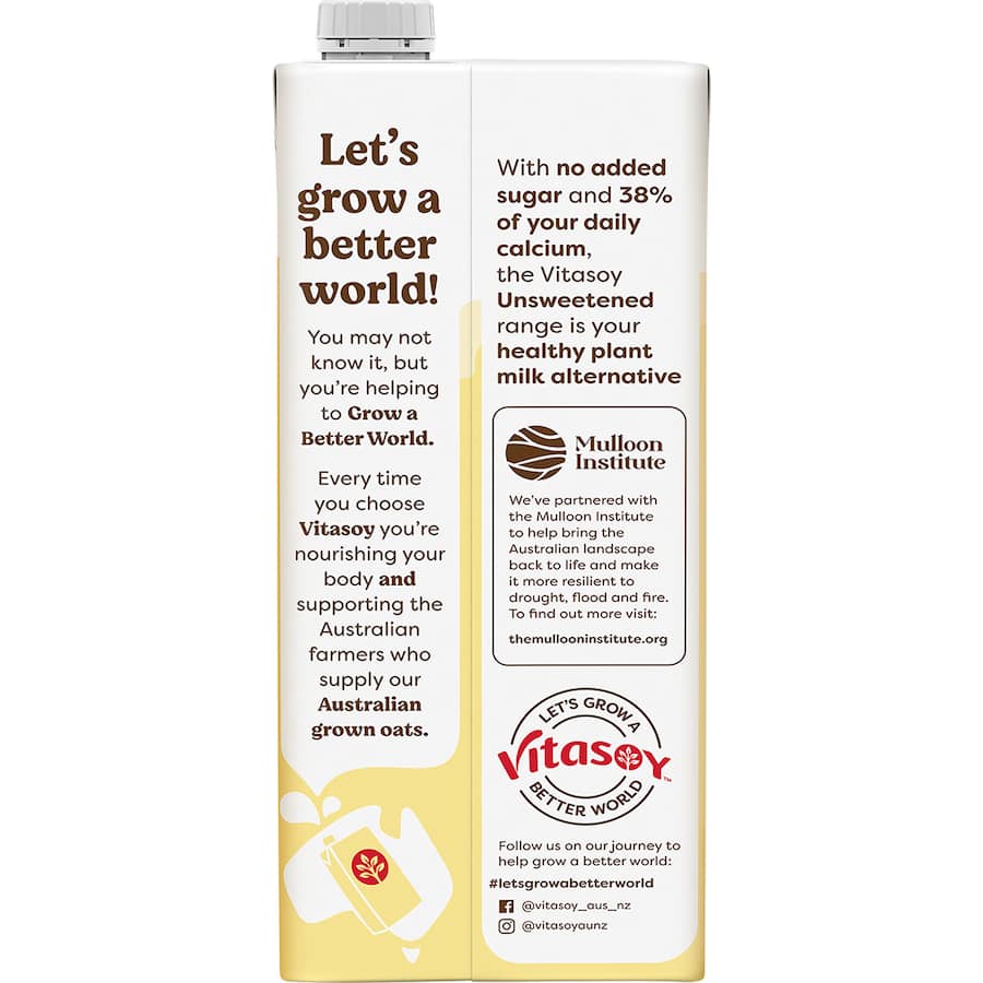 Vitasoy Oat Milk Long Life Carton 1L