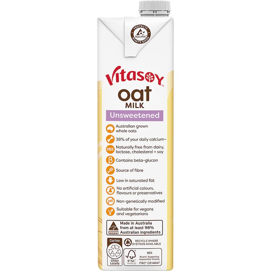 Vitasoy Oat Milk Long Life Carton 1L