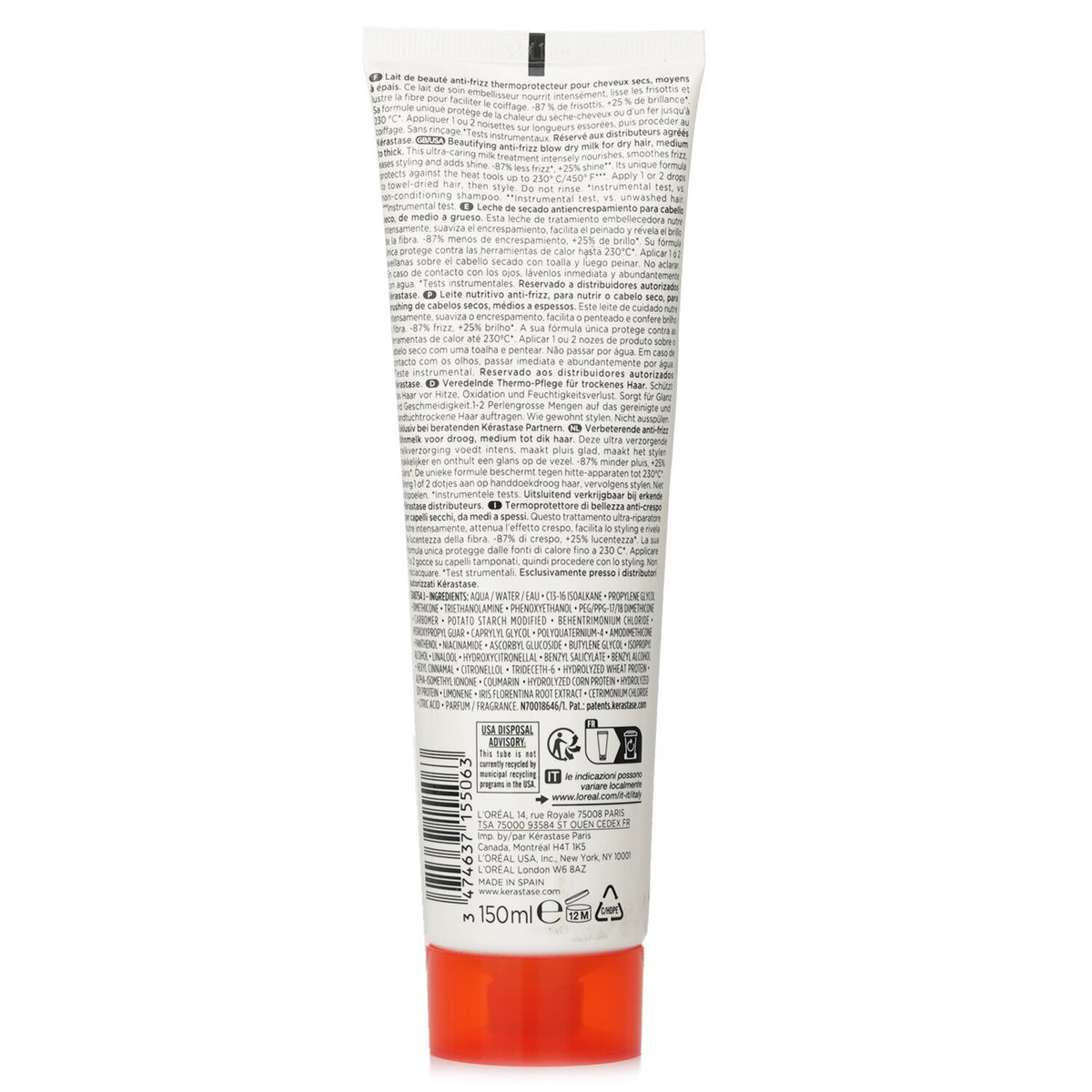 Kerastase - Nutritive Nectar Thermique Beautifying Anti Frizz Blow Dry Milk (Dry