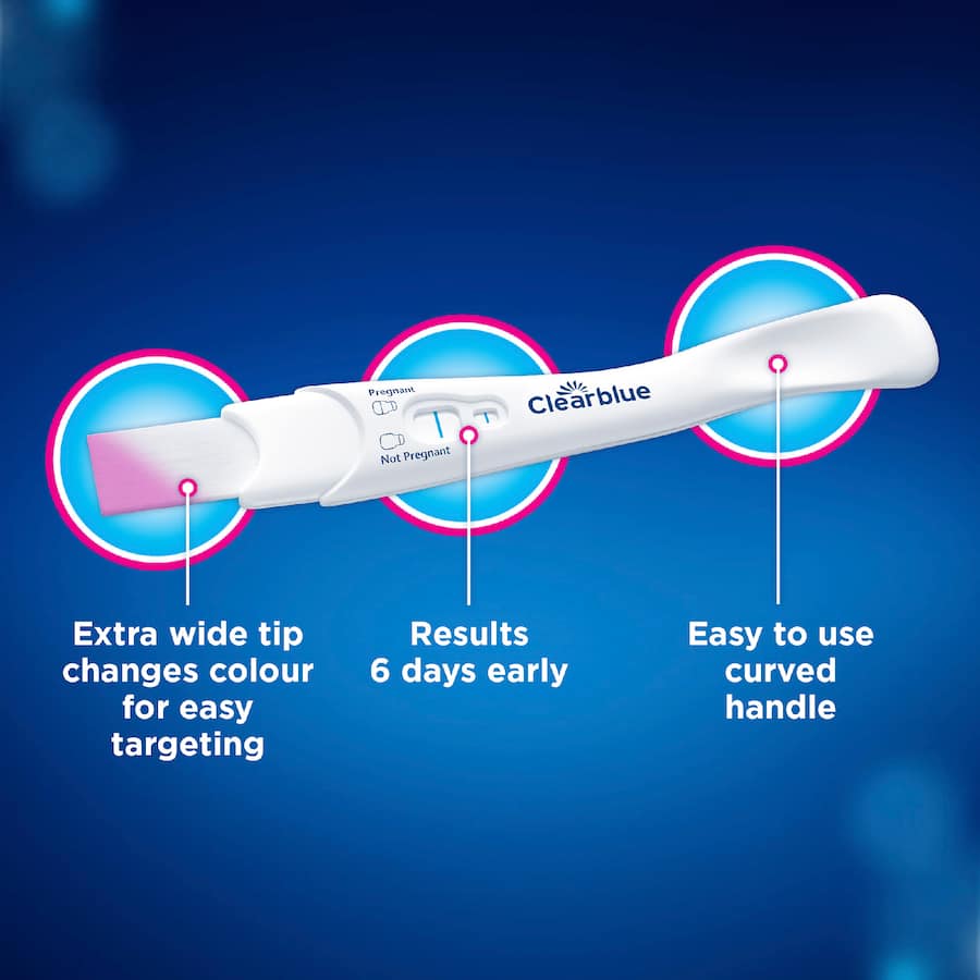 Clearblue Pregnancy Test Kit Triple Check + Date 3pack