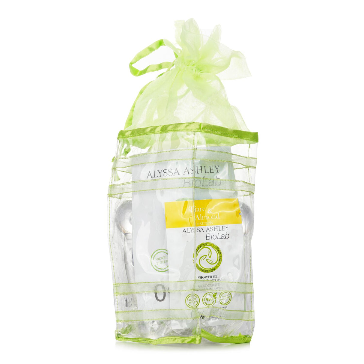 A luxurious 3-piece skincare set featuring Tiare & Almond lotion, shower gel, and a soothing massager for ultimate relaxation.