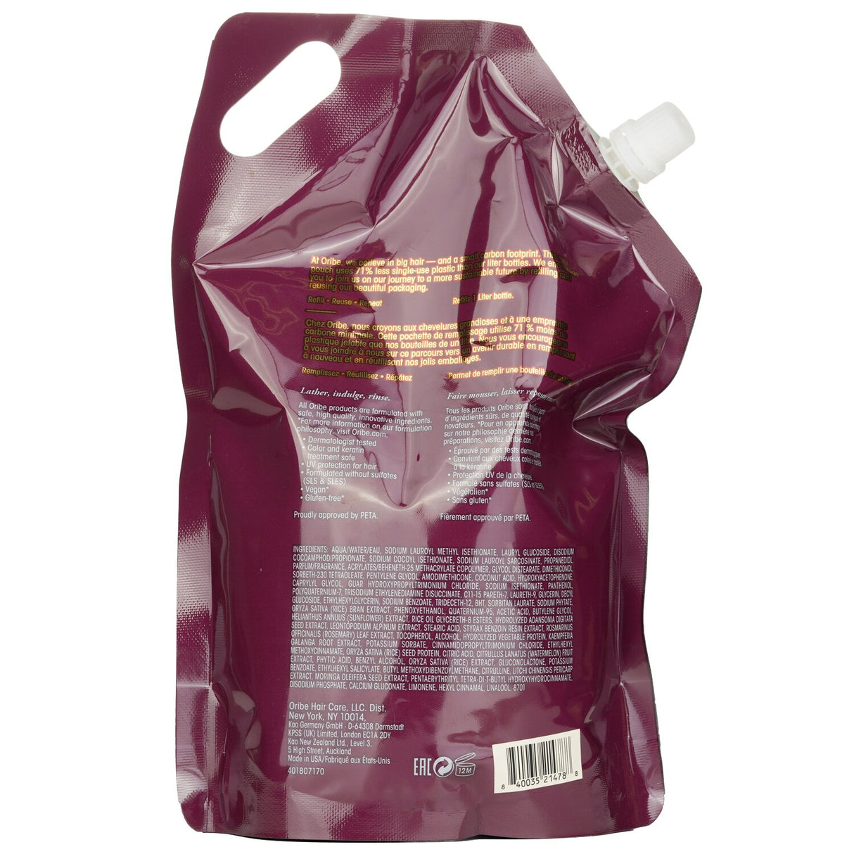 Oribe - Shampoo For Beautiful Color (Liter Refill) - 1000ml/33.8oz