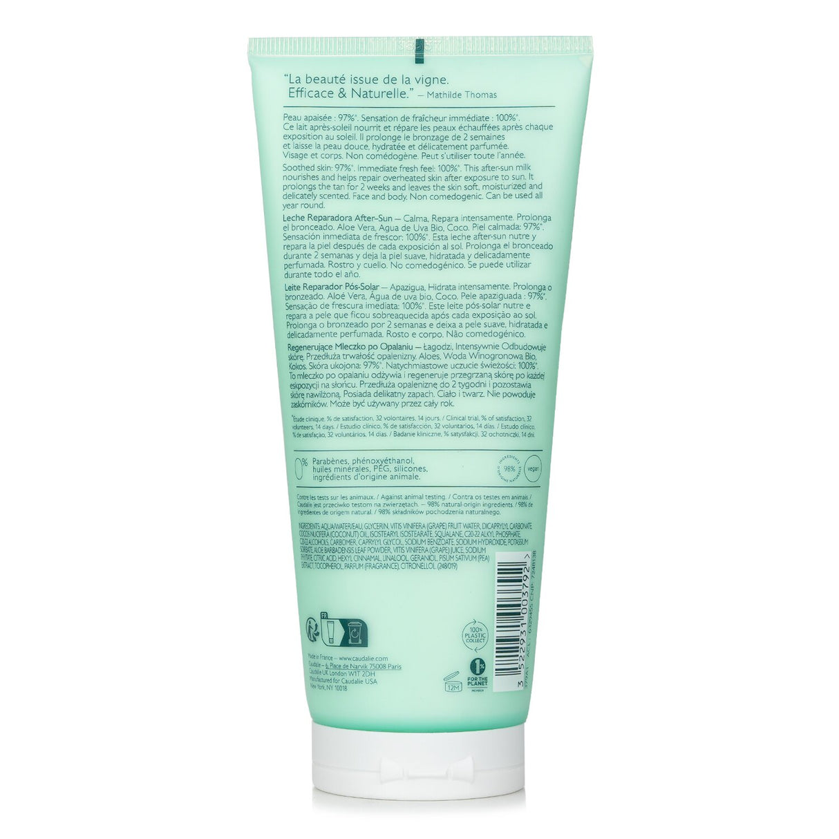 Caudalie - Vinosun Protect After-Sun Repairing Lotion - 200ml/6.7oz