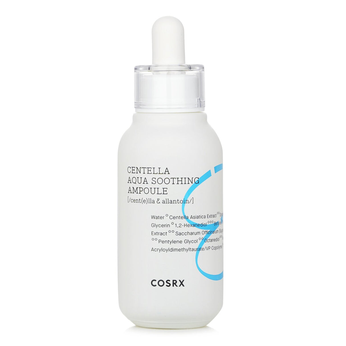 COSRX Hydrium Centella Aqua Soothing Ampoule, 40ml, hydrates sensitive skin with no greasy residue, soothing redness and irritation.