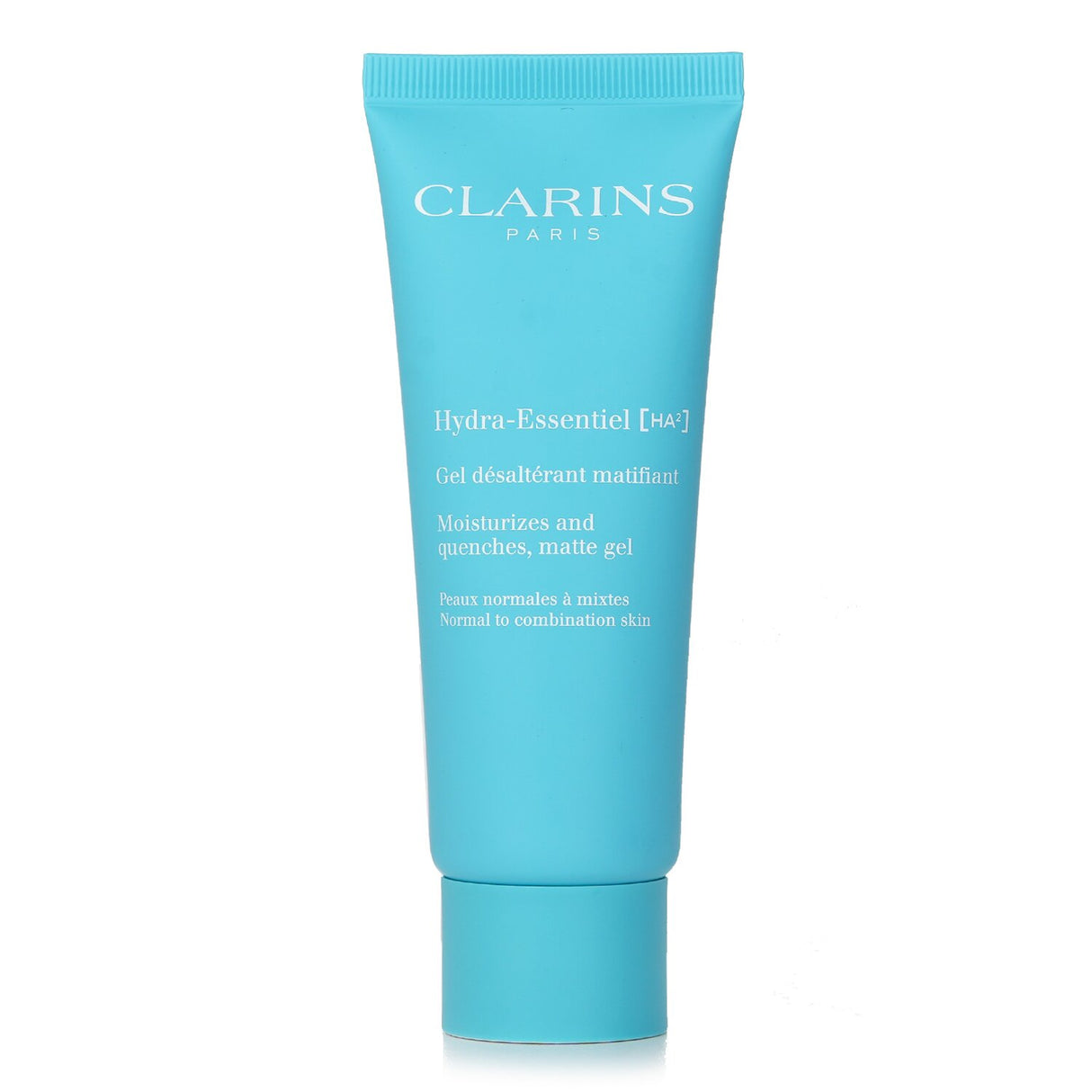 Hydrating matte gel by Clarins for normal to combination skin, enriched with Hyaluronic Acid for a fresh, shine-free finish.