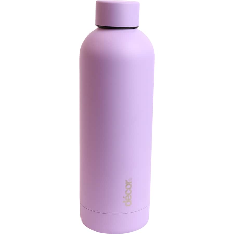 Decor Drink Bottle Screw Top Dble Wall Insulated 500mL