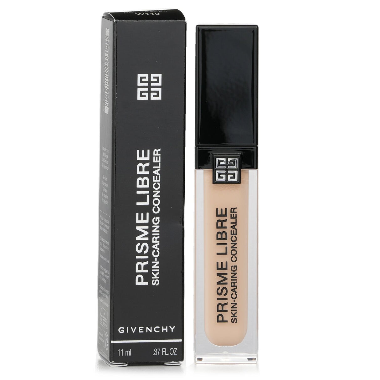 Givenchy Prisme Libre Skin Caring Concealer #W110, a lightweight concealer with warm undertones for a flawless, radiant finish.