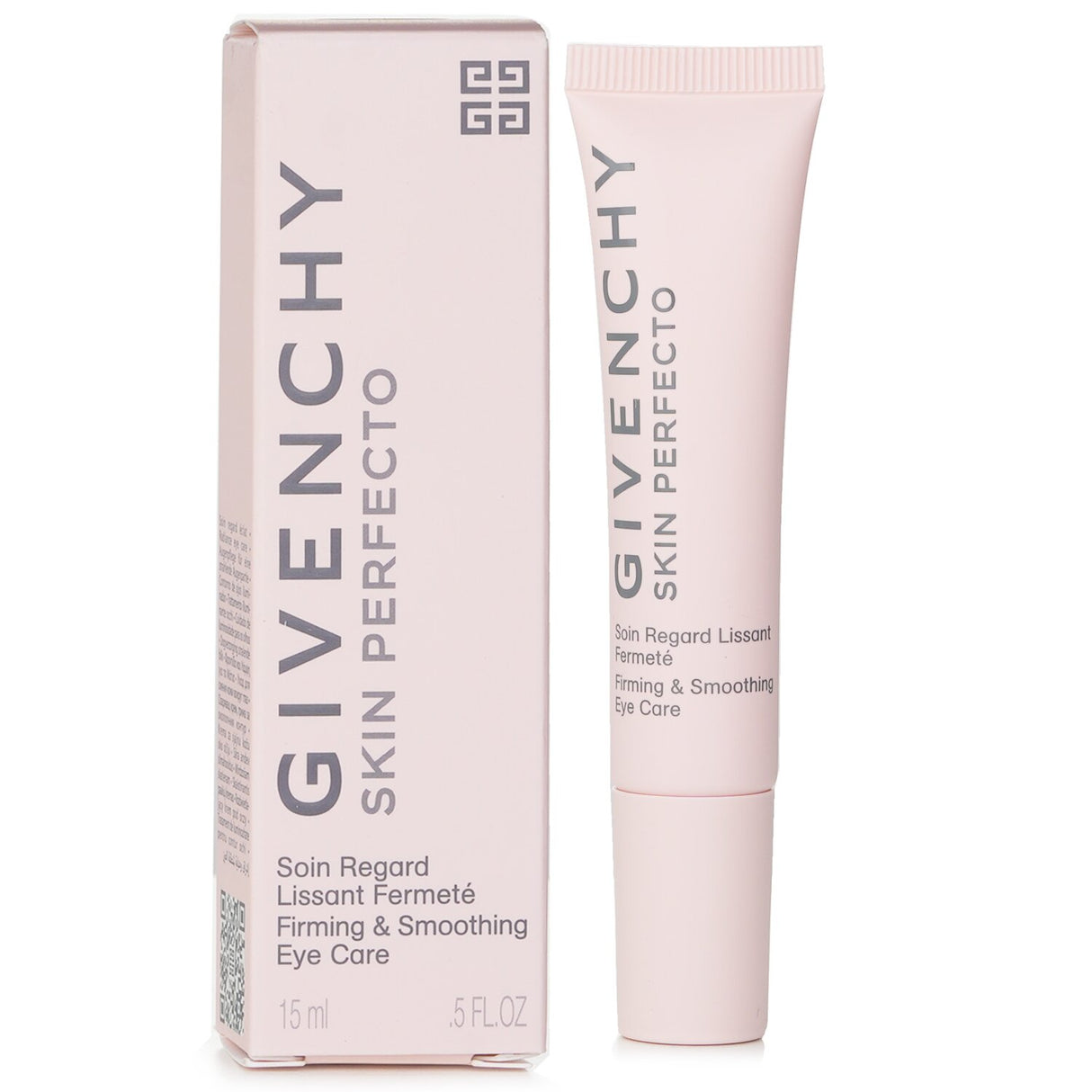 Givenchy Skin Perfecto Firming & Smoothing Eye Care cream in a 15ml jar, designed for youthful, radiant eye revitalization.
