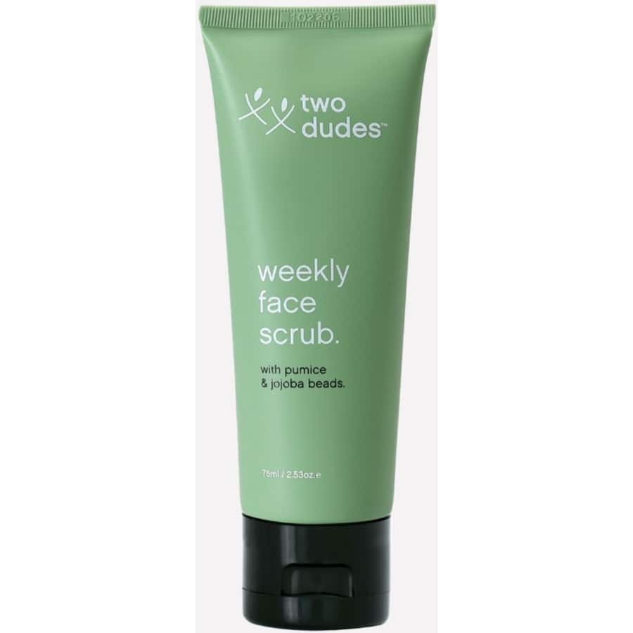 Two Dudes Facial Scrub Weekly With Pumice & Jojoba Beads 75mL