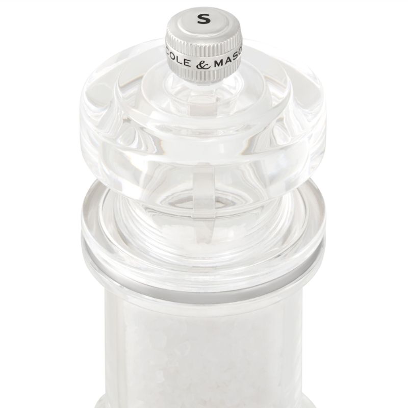 Acrylic Salt Mill - Cole and Mason 605 (14.4cm)