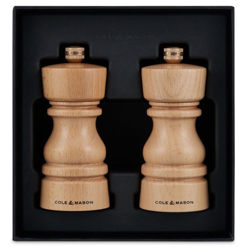 Mills Gift Set - Cole & Mason London Natural Beech (13cm)