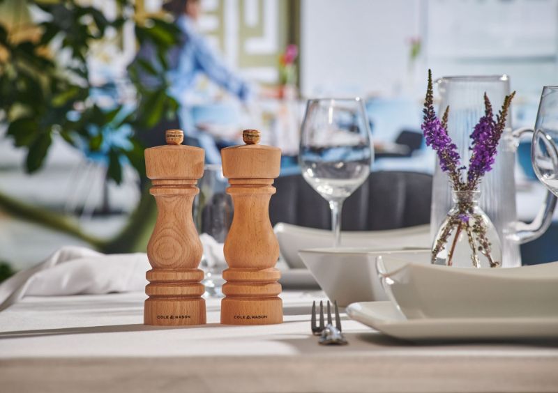 Mills Gift Set - Cole & Mason London Natural Beech (18cm)