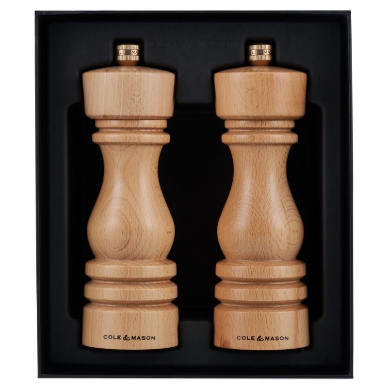 Mills Gift Set - Cole & Mason London Natural Beech (18cm)