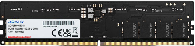 Adata 8GB DDR5-5600 RAM DIMM Lifetime wty