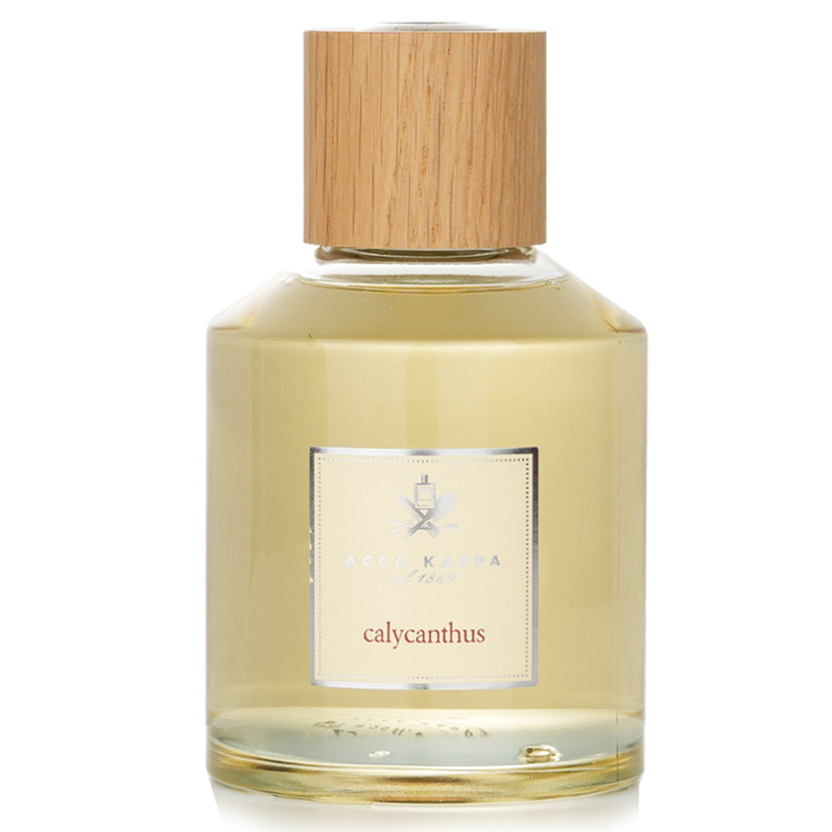 Acca Kappa Calycanthus Home Fragrance Diffuser in elegant glass, 250ml, infuses your space with soothing floral and woody scents.