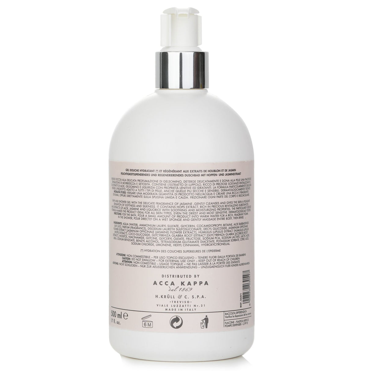Acca Kappa - Jasmine & Water Lily Bath & Shower Gel - 500ml/17oz