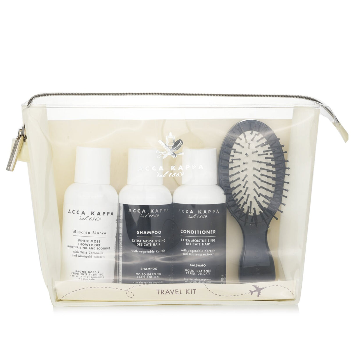 Acca Kappa - White Moss Hair Care Travel Kit - 4pcs