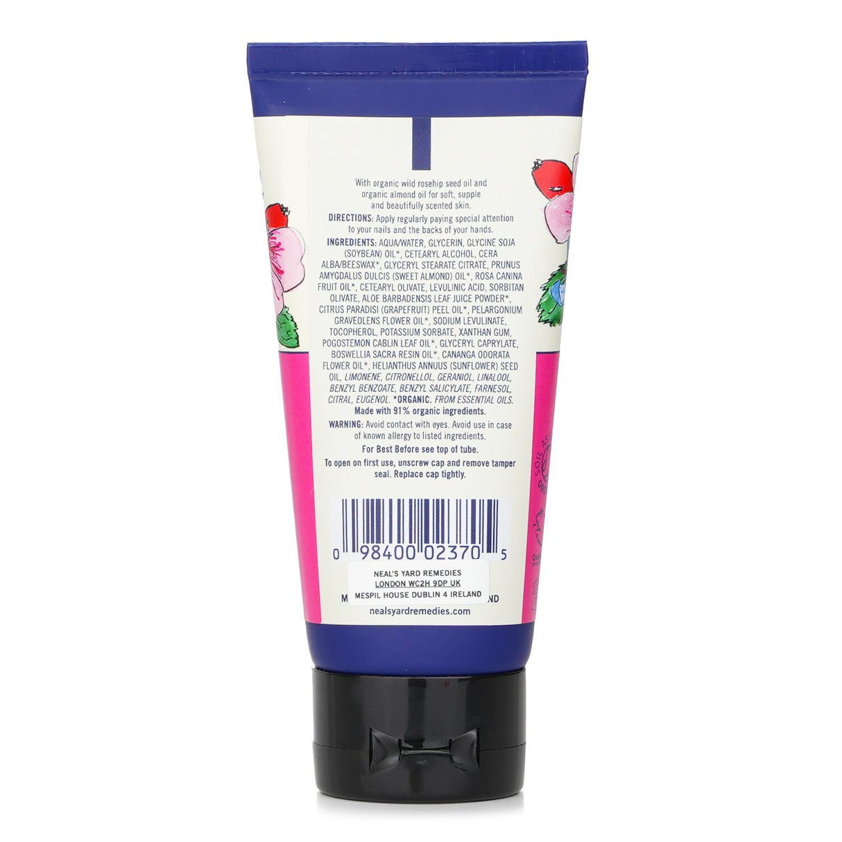 Neal's Yard Remedies - Wild Rose Hand Cream - 50ml/1.69oz
