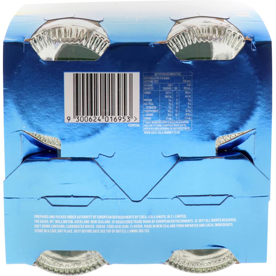 Schweppes Lemonade Dry 330ml bottles 4pack