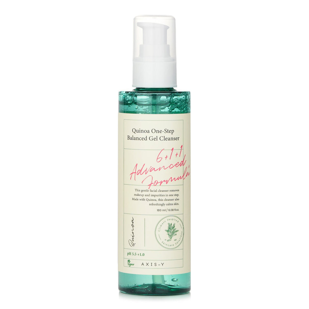 Nourishing gel cleanser for acne-prone skin, removes makeup and impurities while maintaining natural pH balance.