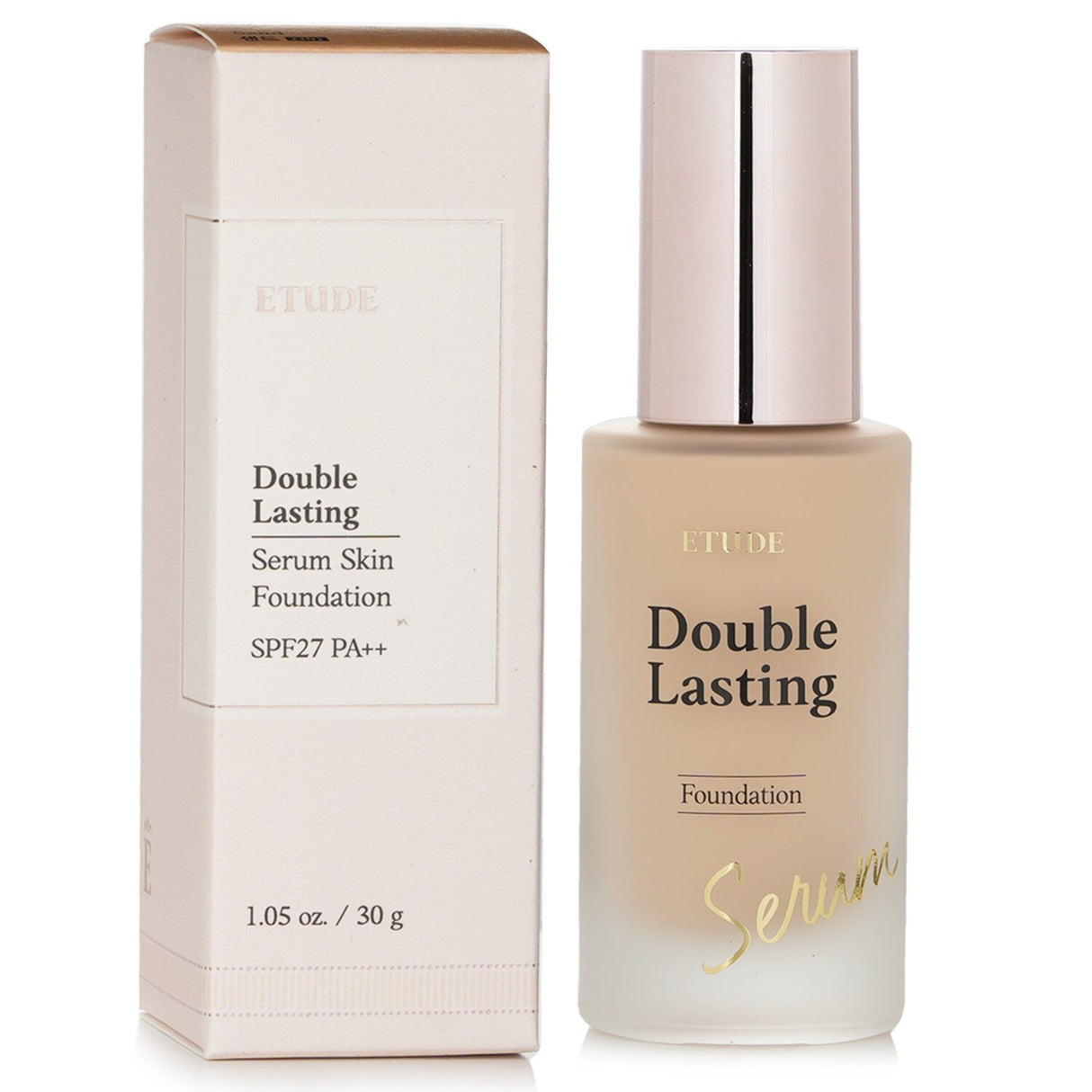 Etude House - Double Lasting Serum Skin Foundation SPF 27 - # 23N1 Sand - 30g/1