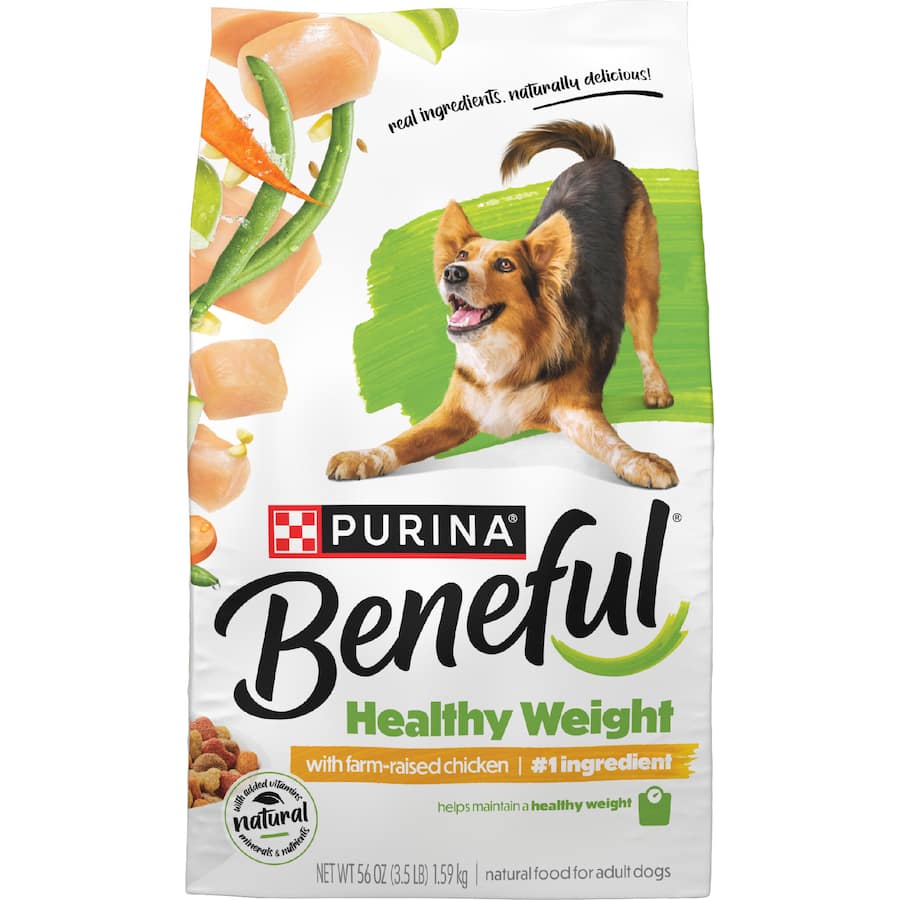 Purina Beneful Dry Dog Food Healthy Weight Chicken Bag 1.59kg