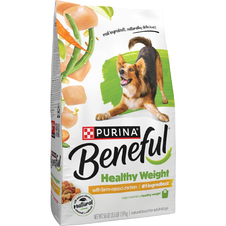 Purina Beneful Dry Dog Food Healthy Weight Chicken Bag 1.59kg