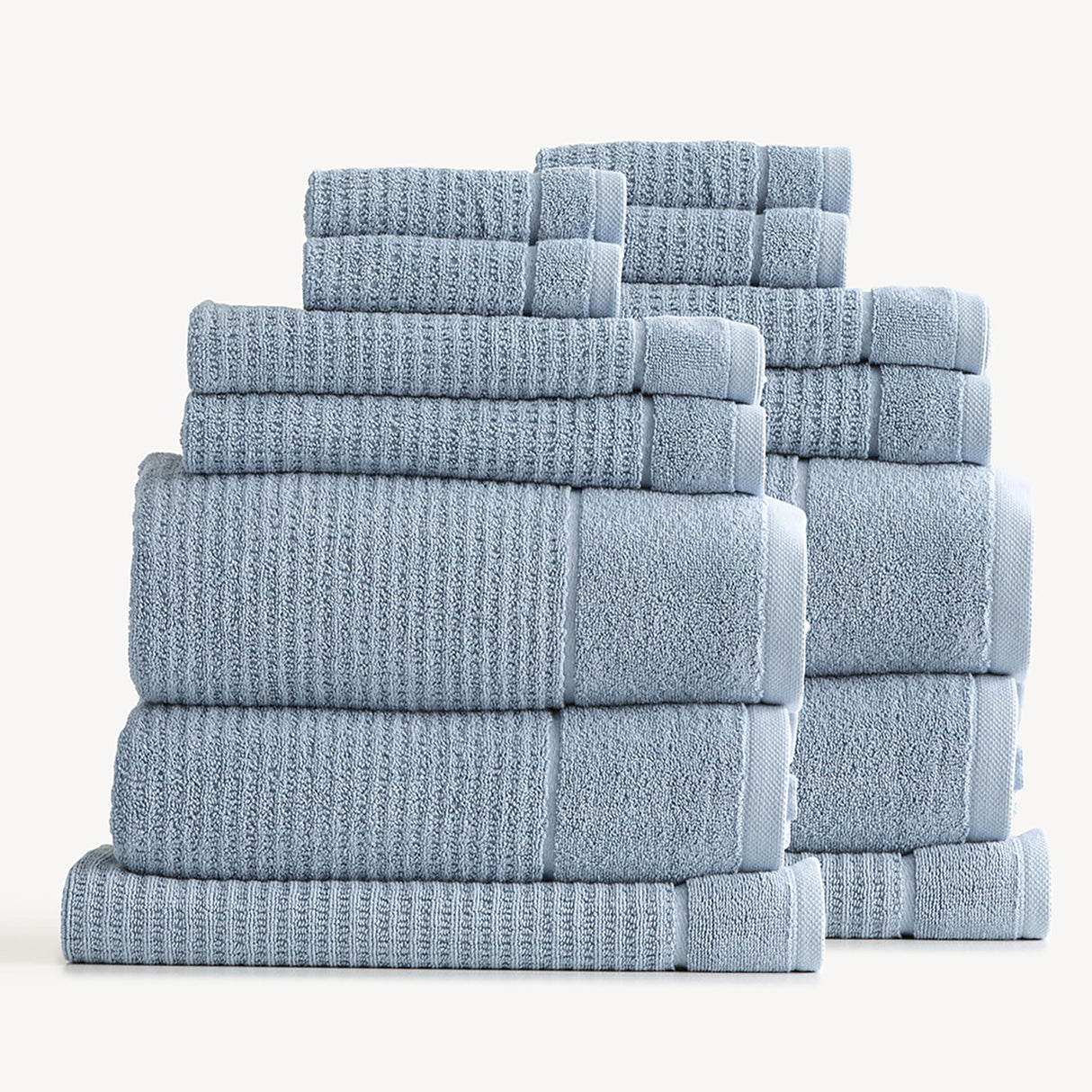 Renee Taylor Cambridge 650 GSM Textured 14 Piece Blue Mirage