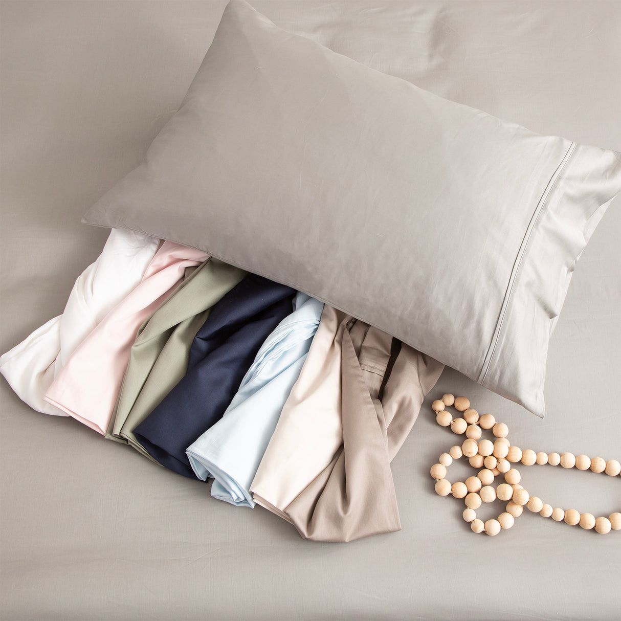 Park Avenue 500 Thread Count Bamboo Cotton Combo Sheet Set King Single White