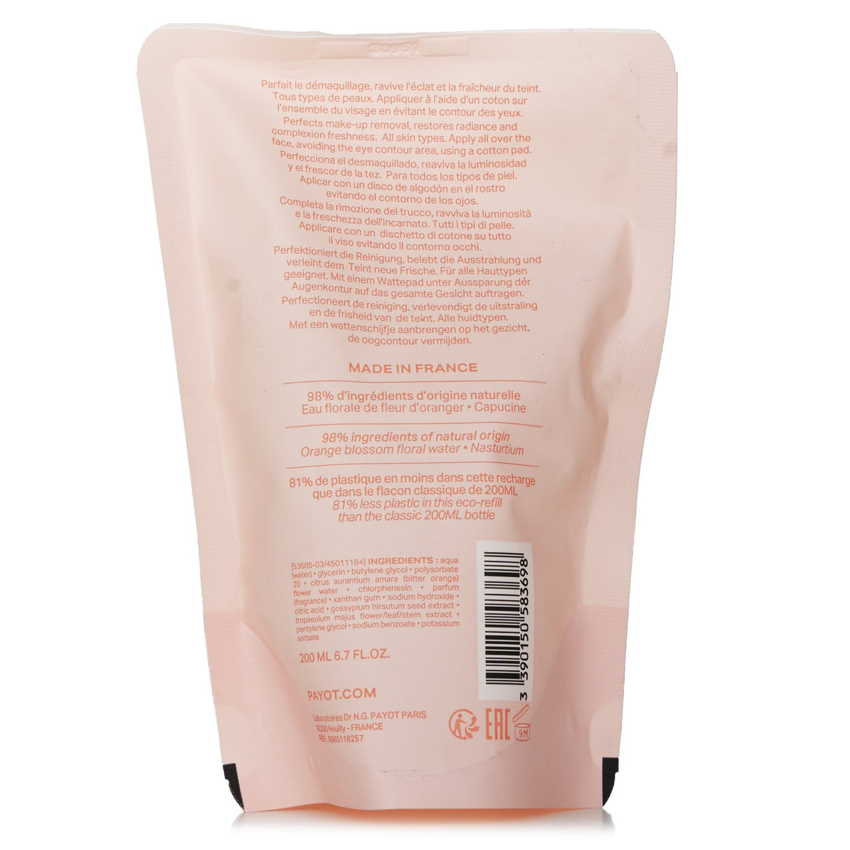 Payot - Nue Radiance-boosting Toning Lotion Refill - 200ml/6.7oz