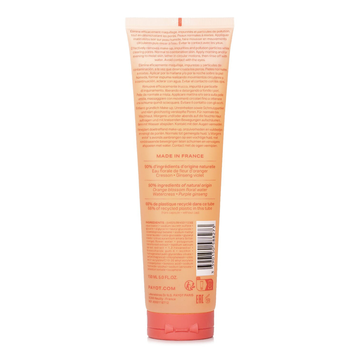 Payot Nue D'Tox Make-up Remover Gel 150ml/5oz