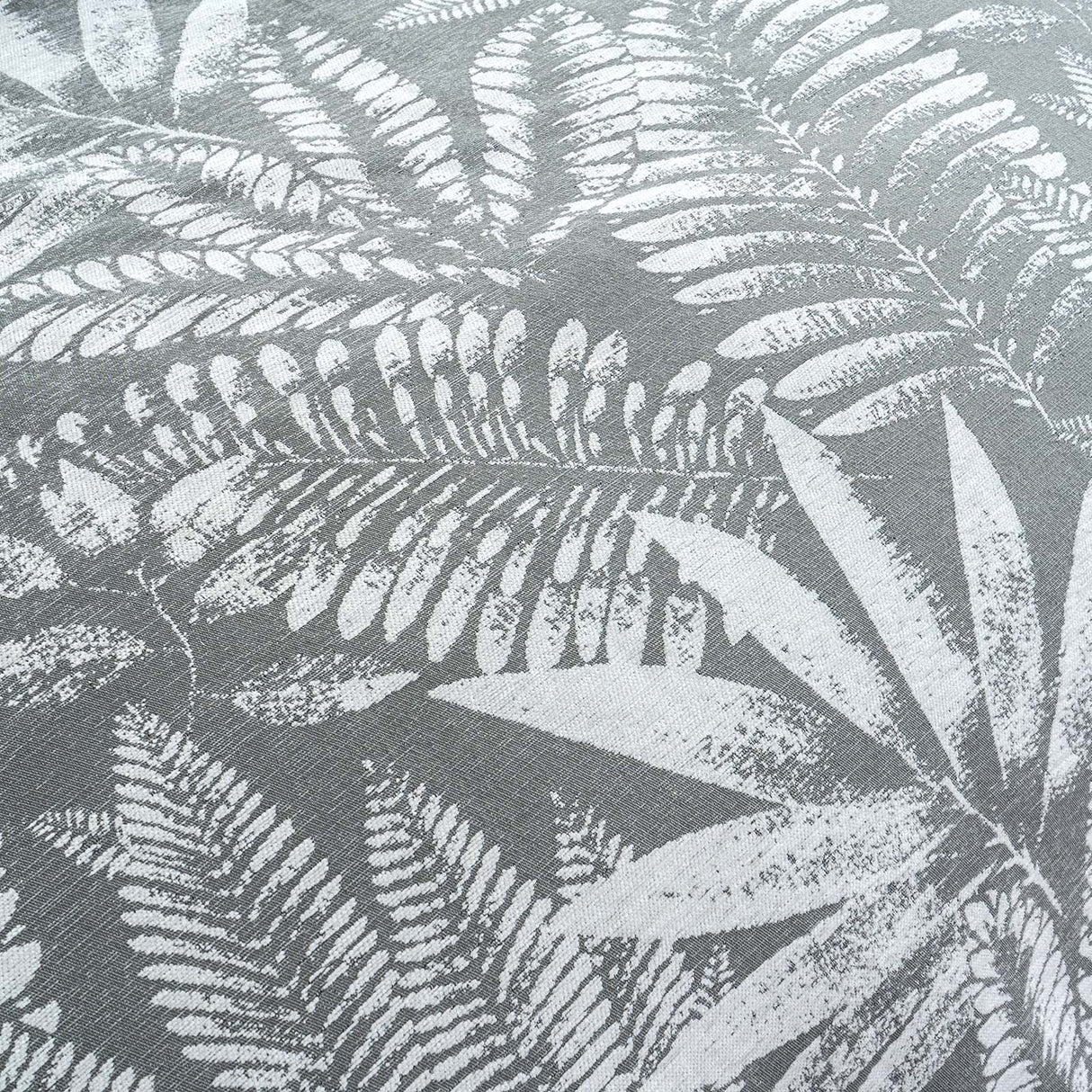 Renee Taylor Raven Jacquard Quilt / Duvet cover set Queen Charcoal