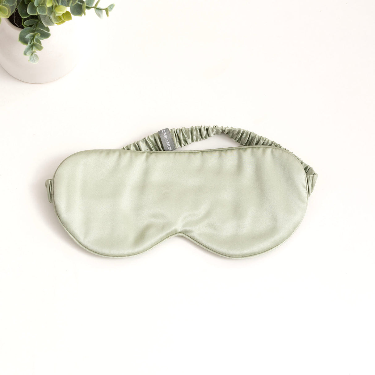 Renee Taylor 100% Mulberry Silk Eye Mask Sage