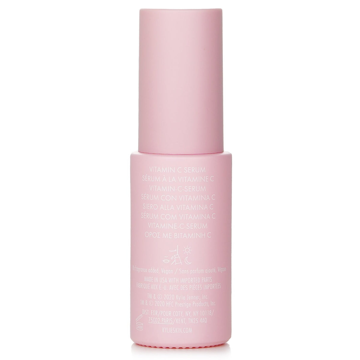 Kylie Skin Vitamin C Serum in 20ml, brightens and hydrates for a radiant, glowing complexion.