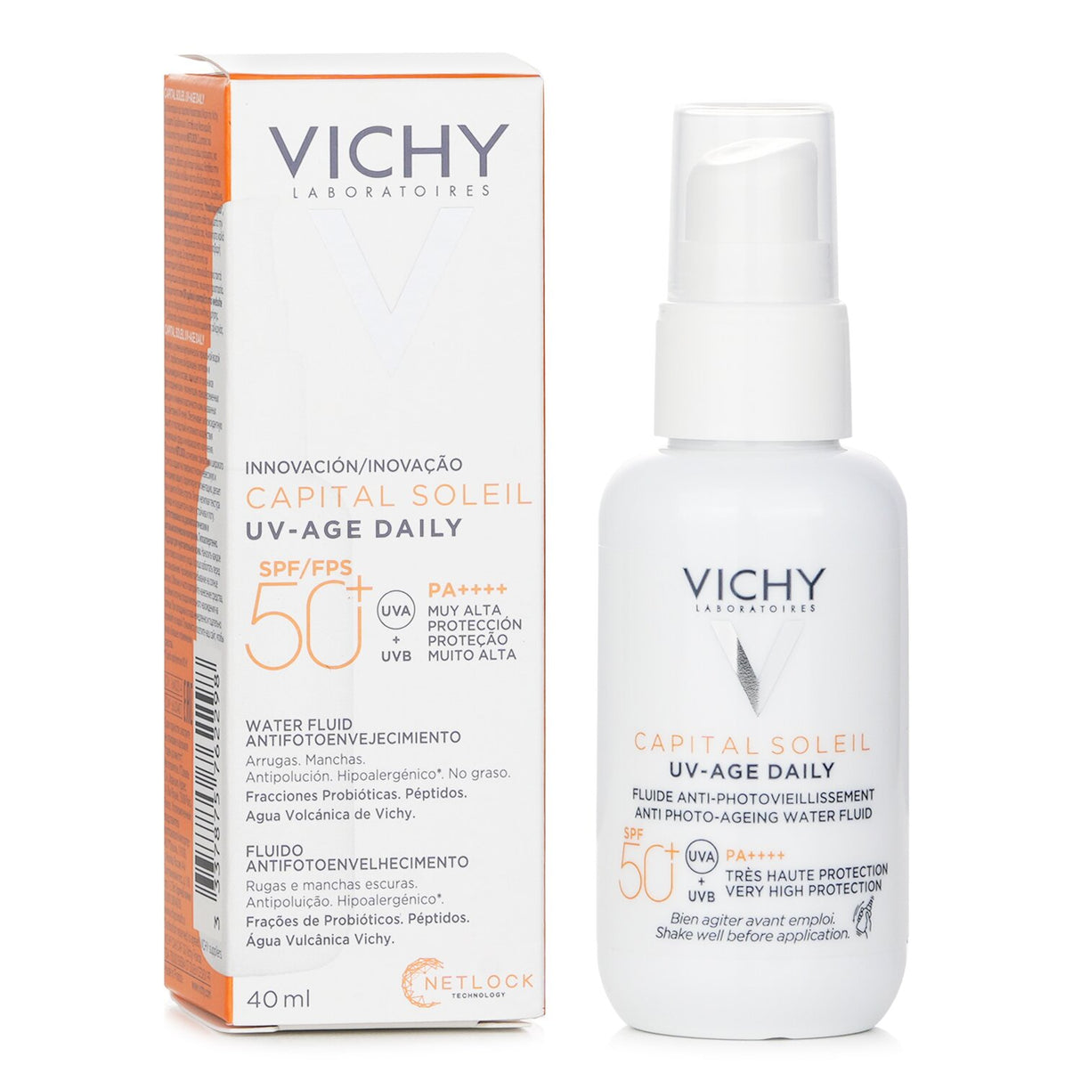 Vichy Capital Soleil UV Age Daily Anti Photo Ageing Water Fluid SPF 50 (For All