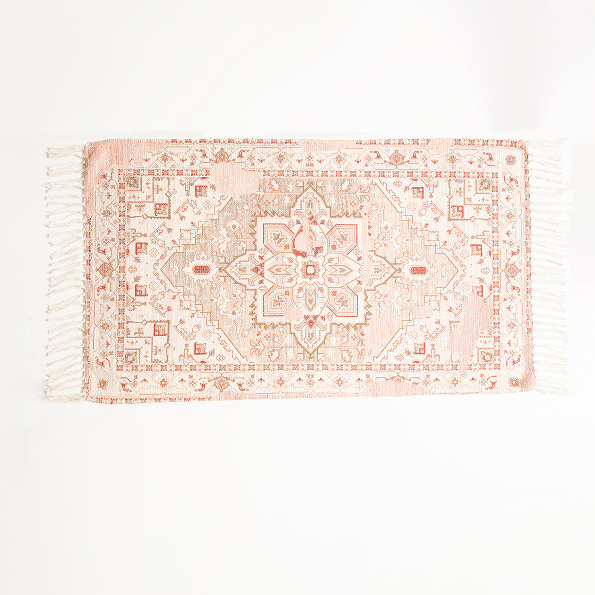 Renee Taylor Athens Vintage Handwoven Bath Rug 65 x 110cms