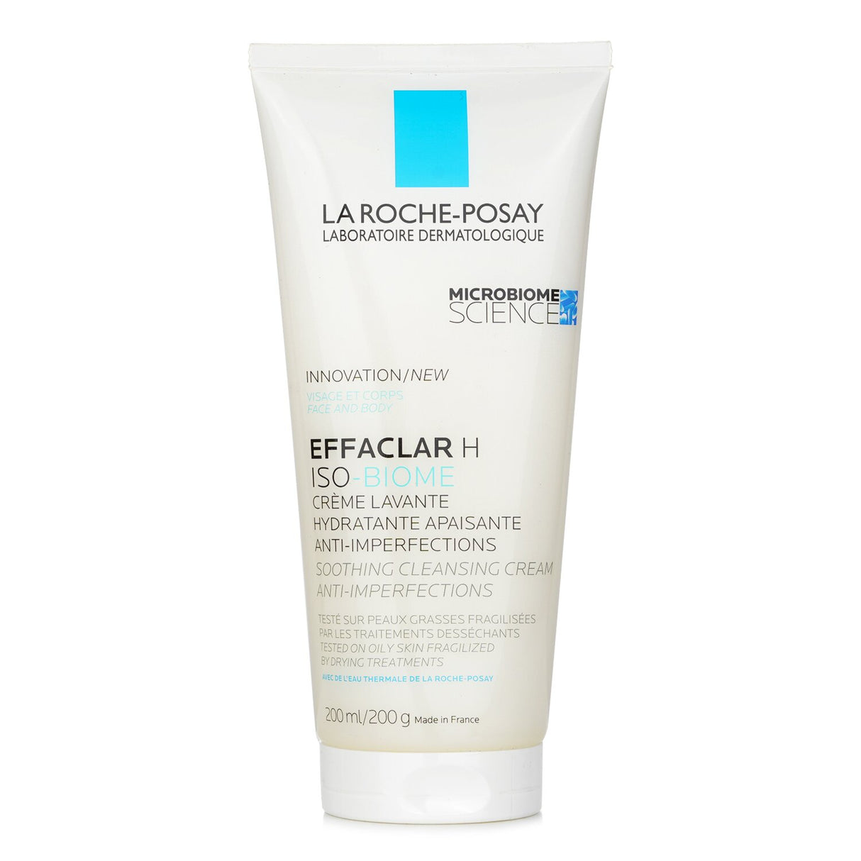 La Roche Posay - Effaclar H Iso Biome Soothing Cleansing Cream - 200ml
