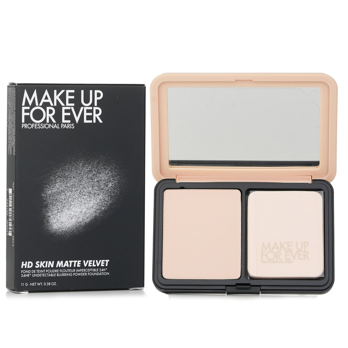 Make Up For Ever - HD Skin Matte Velvet Powder Foundation - # 1N00 - 11g/0.38oz
